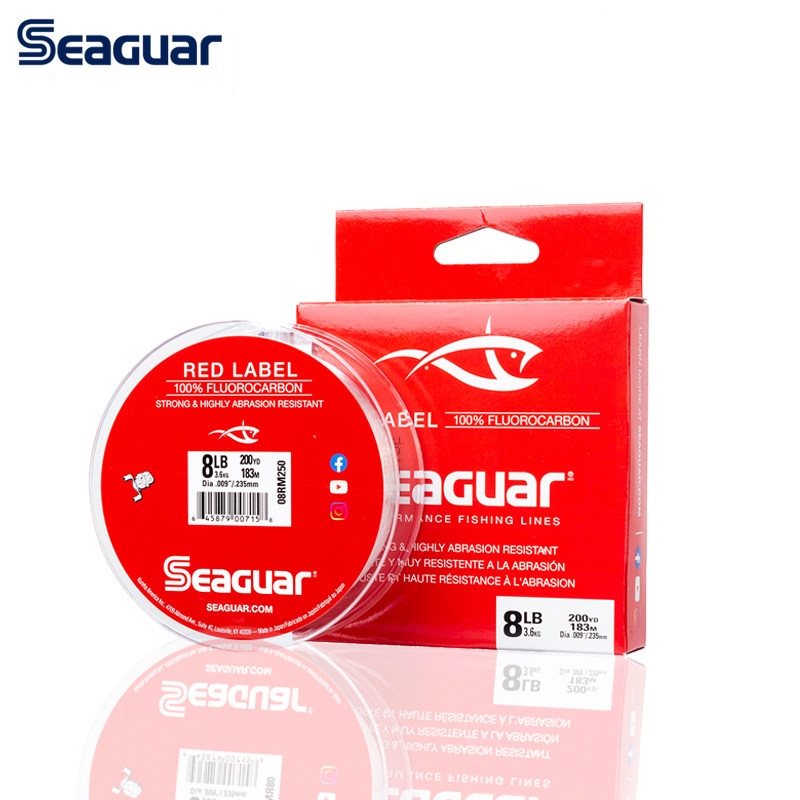 SEAGUAR Red Label 160M/183M 10 - Fluorocarbon Line ulasan dan harga
